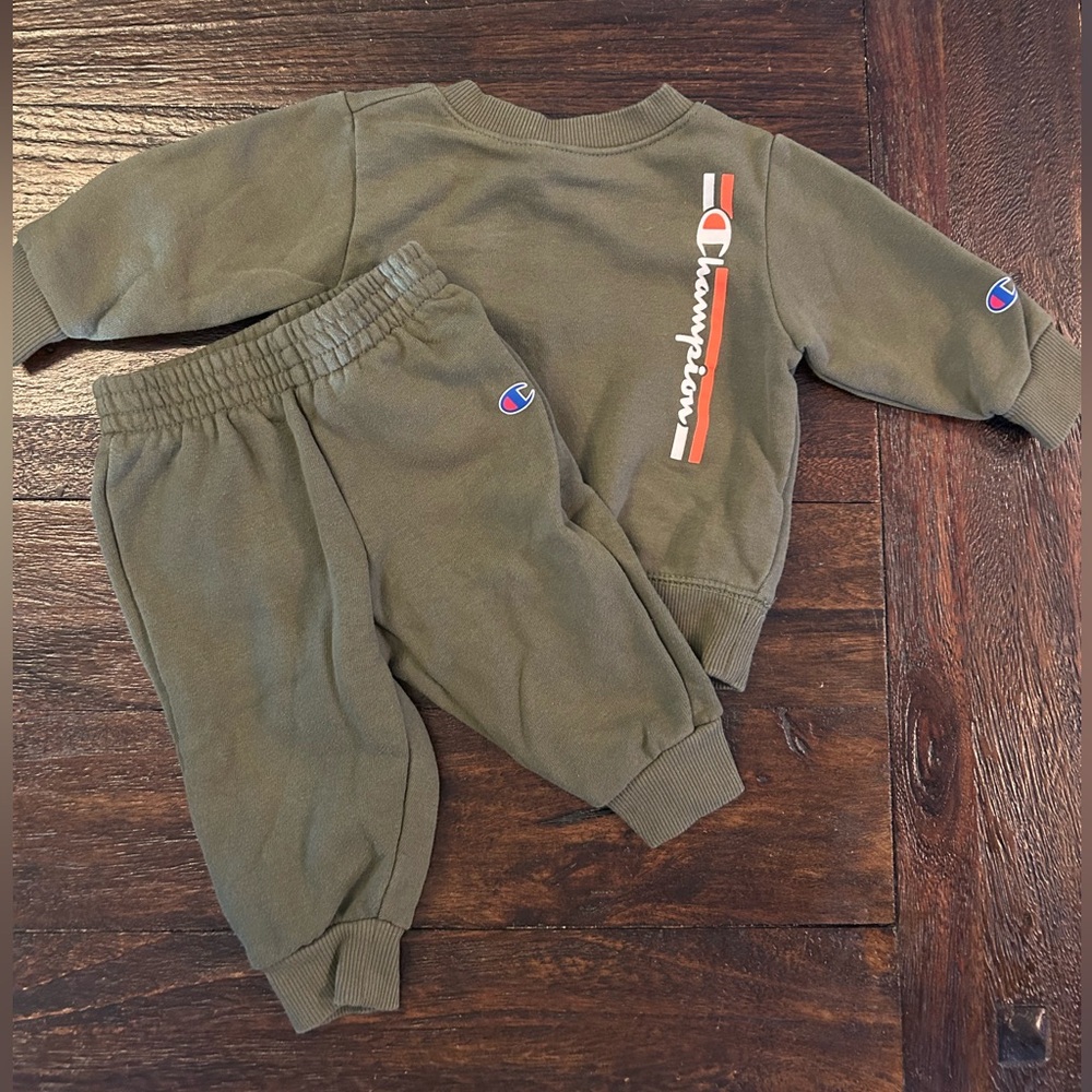 Champion Kids Olive Jogger Set
